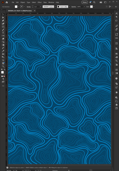 4 Vector Texture Pack – Topographic Maps – AI & EPS Files