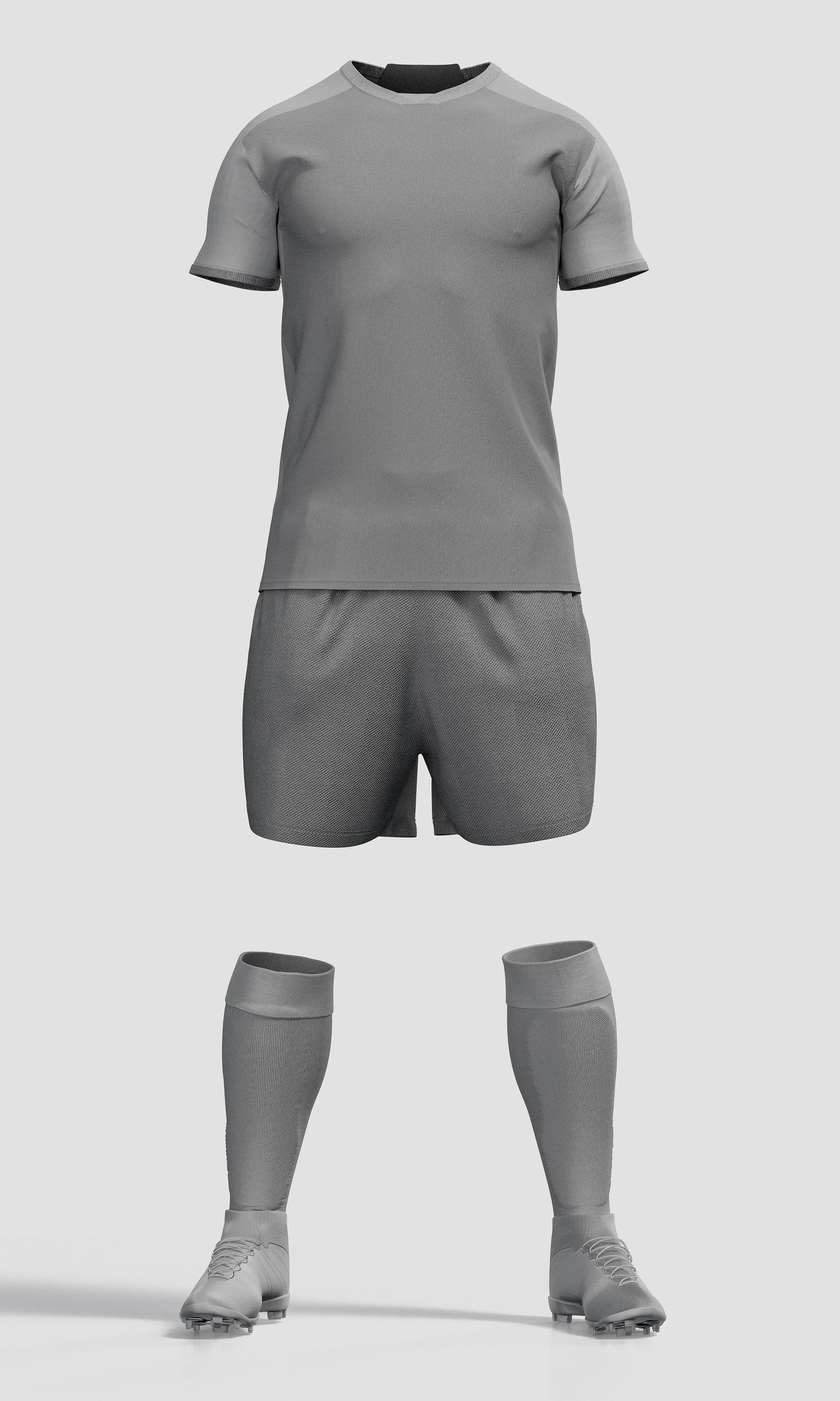 Football Uniform Mockup – Front View, High-Resolution