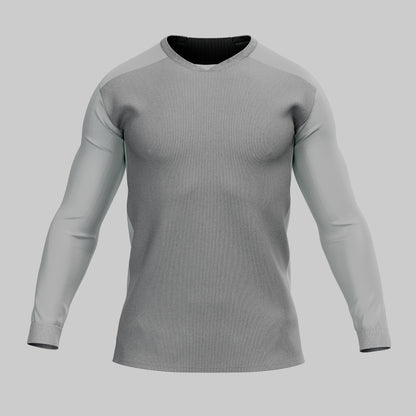 Football Jersey Mockup – Long Sleeve, Front View, High-Resolution