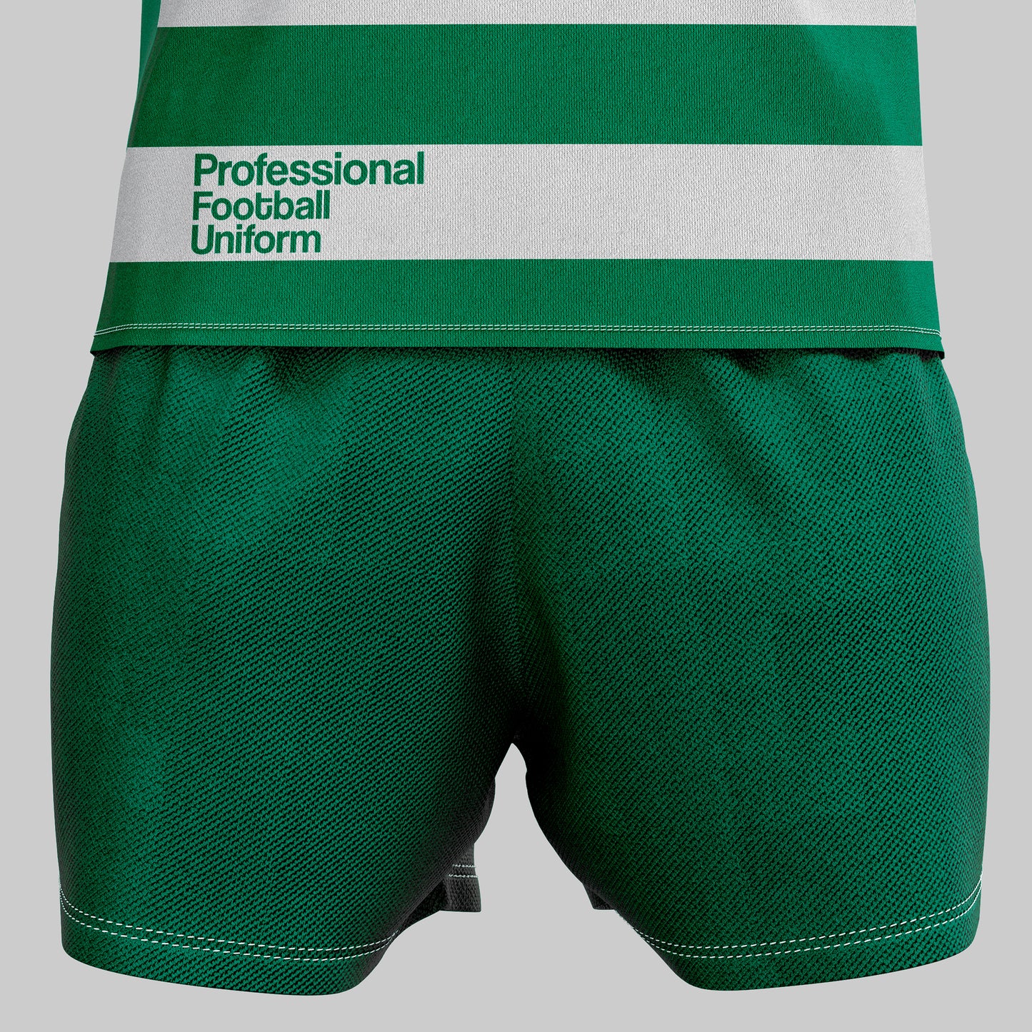Football Uniform Mockup – Front View, High-Resolution