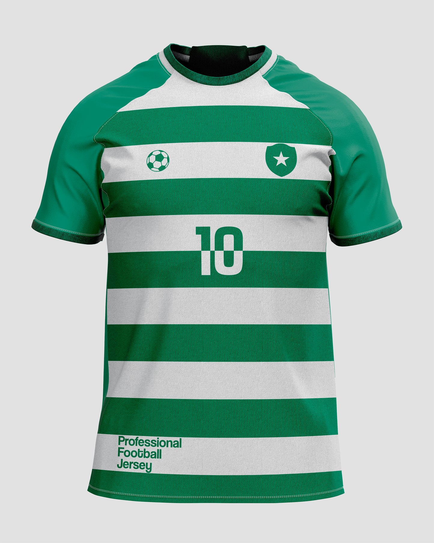 Football Jersey Mockup – Front View, High-Resolution