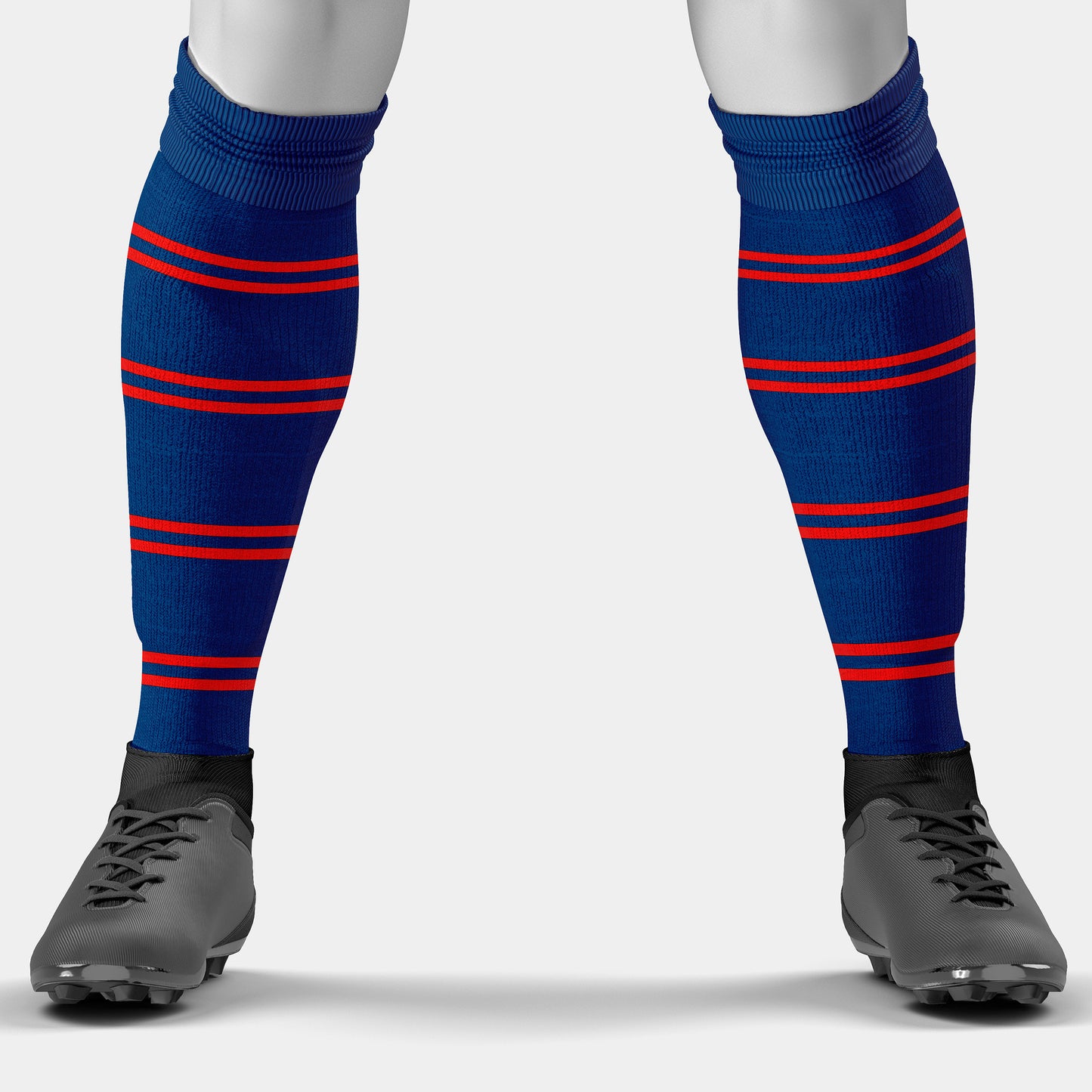 Football Uniform Mockup – Classic 1999 Edition, Front View, High-Resolution