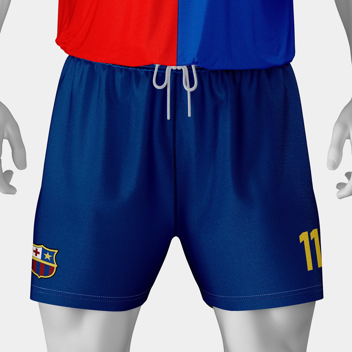 Football Uniform Mockup – Classic 1999 Edition, Front View, High-Resolution