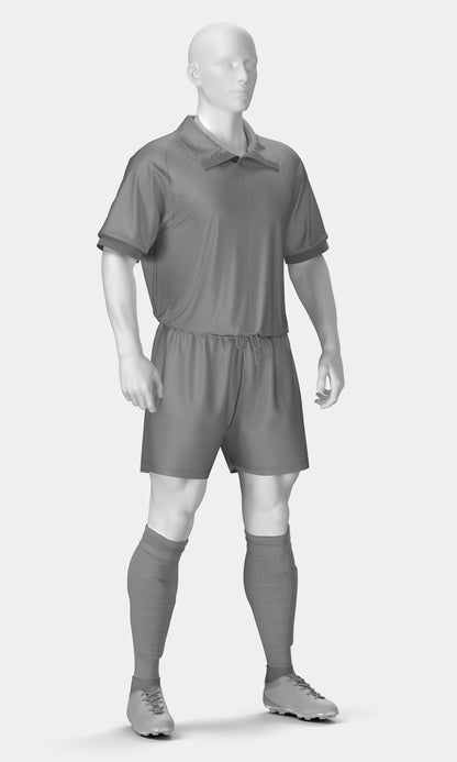 Football Uniform Mockup – Classic 1999 Edition, Side View, High-Resolution