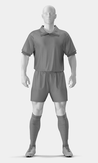 Football Uniform Mockup – Classic 1999 Edition, Front View, High-Resolution
