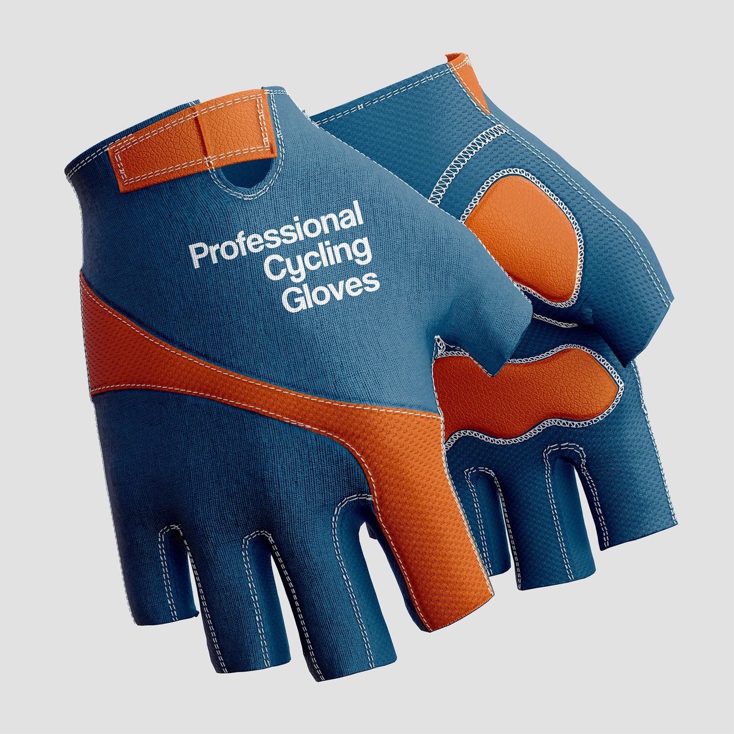 Cycling Gloves Mockup – High-Resolution, Single View