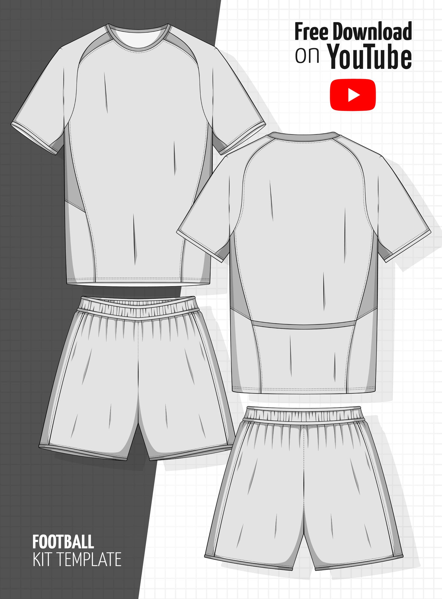 Football Kit Template – Classic 2003/04 Edition (AI & EPS Files)