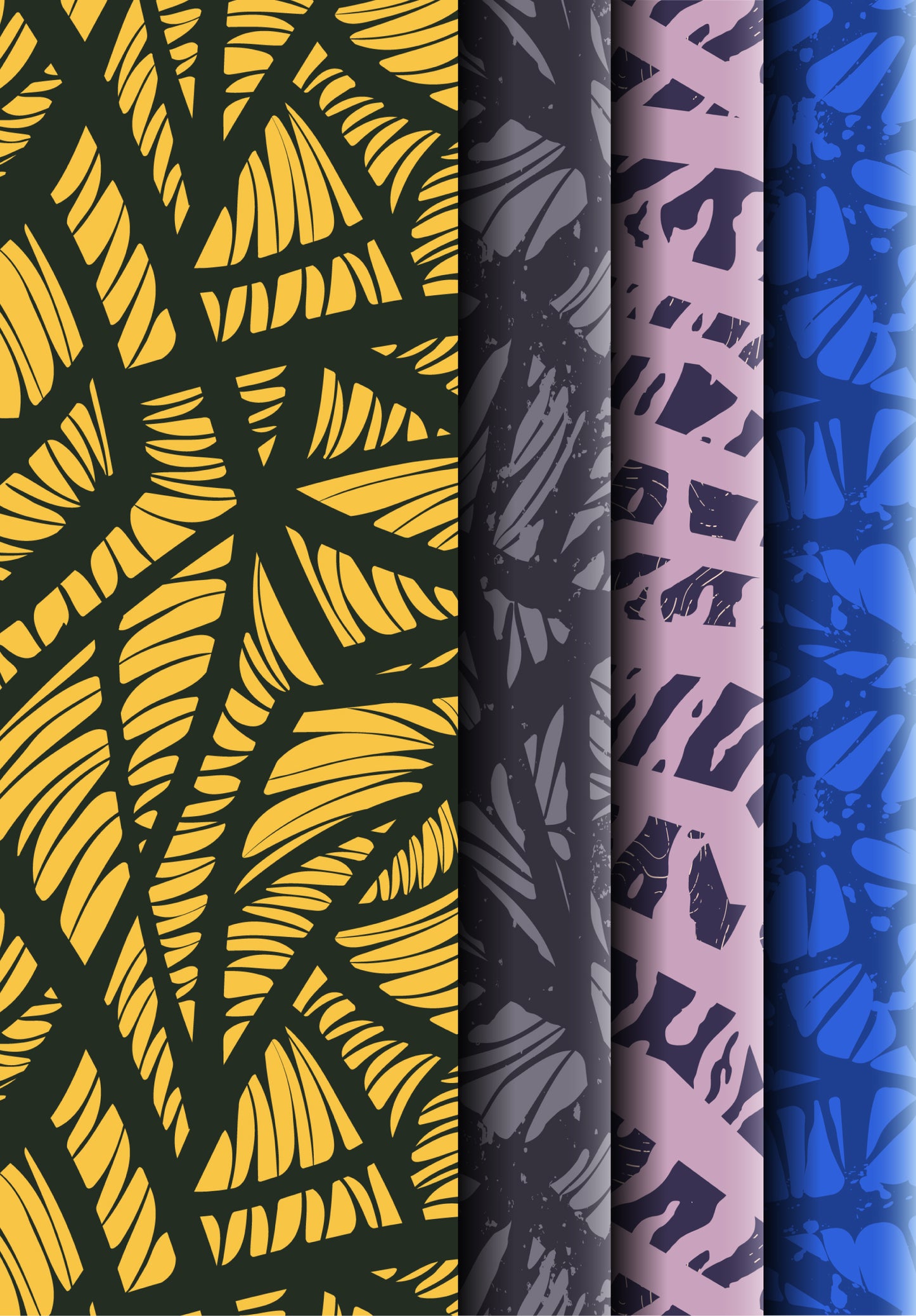 4 Vector Texture Pack – Illustrator Patterns – AI & EPS Files