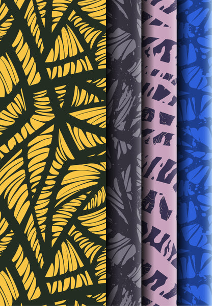 4 Vector Texture Pack – Illustrator Patterns – AI & EPS Files