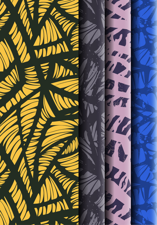4 Vector Texture Pack – Illustrator Patterns – AI & EPS Files