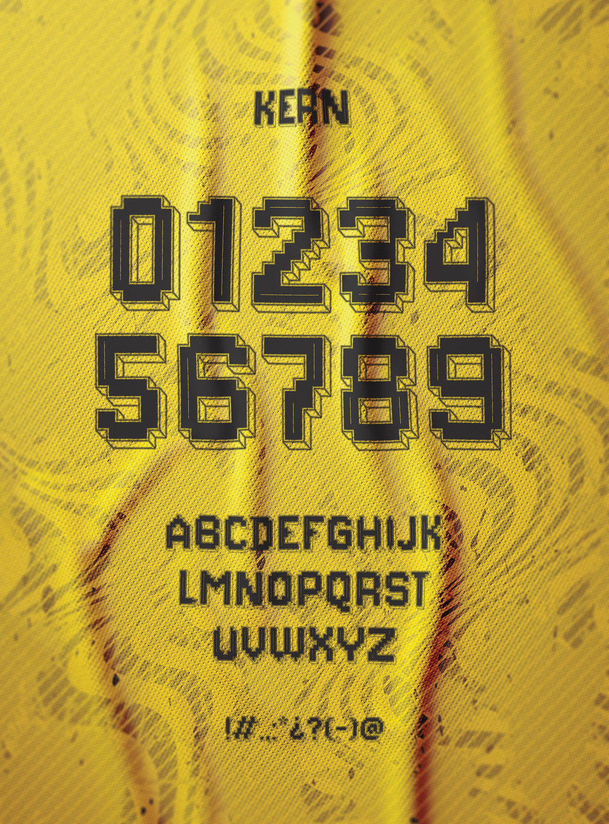 KERN – Sports Uniform Font (Windows & macOS)