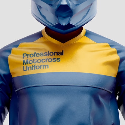 Motocross Uniform Mockup – High-Resolution, Front View