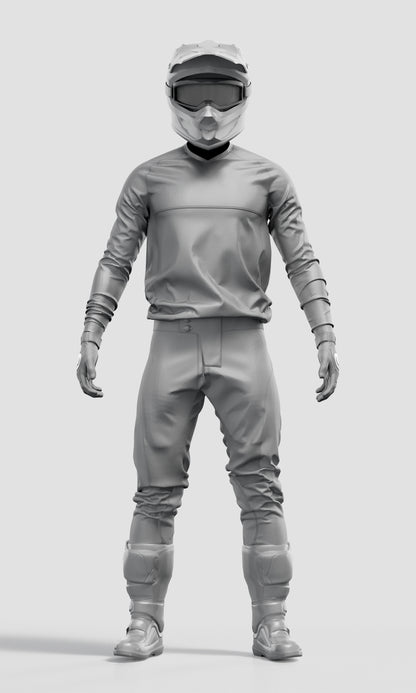 Motocross Uniform Mockup – High-Resolution, Front View