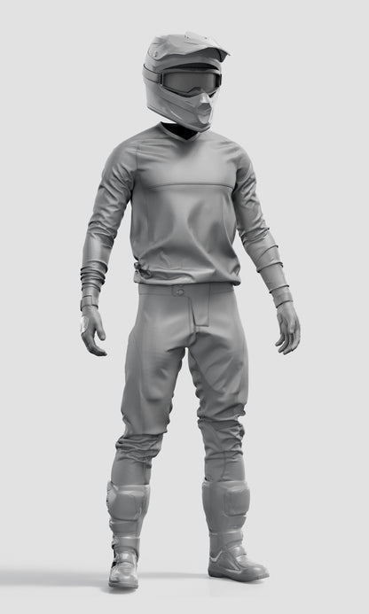 Motocross Uniform Mockup – High-Resolution, Side View