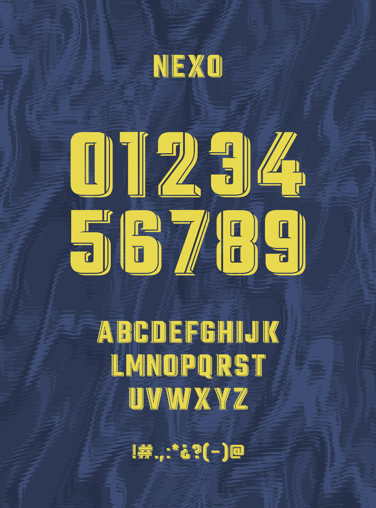NEXO – Sports Uniform Font (Windows & macOS)