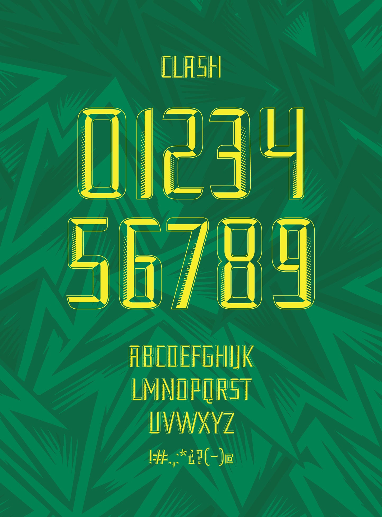 CLASH – Sports Uniform Font (Windows & macOS)