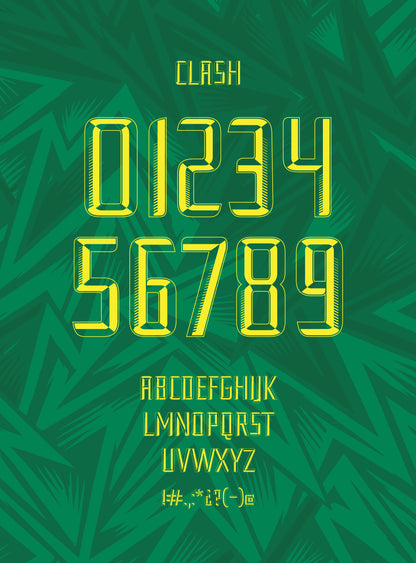 CLASH – Sports Uniform Font (Windows & macOS)