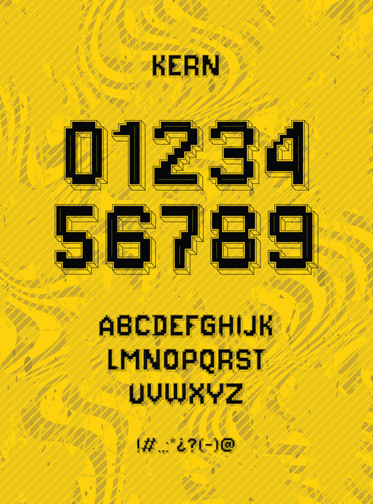 KERN – Sports Uniform Font (Windows & macOS)