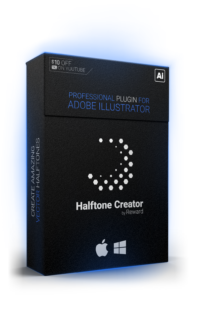 Halftone Creator – Professional Plugin for Adobe Illustrator (Windows & macOS)