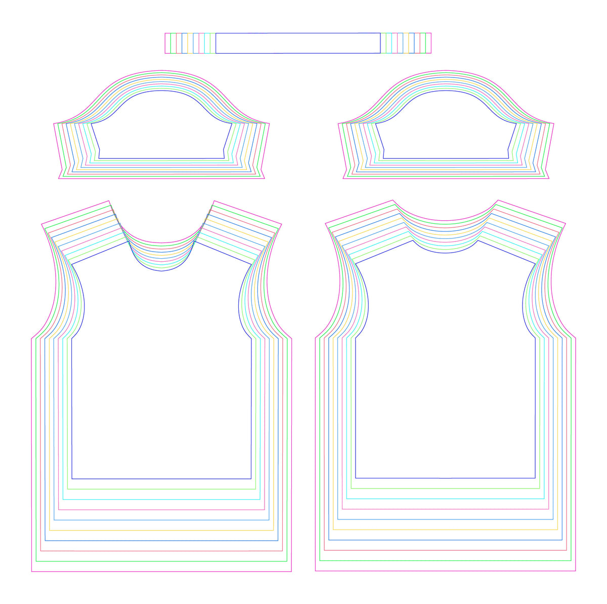 Sports Jersey Pattern – Professional Sublimation Template (Adult & Youth Sizes)