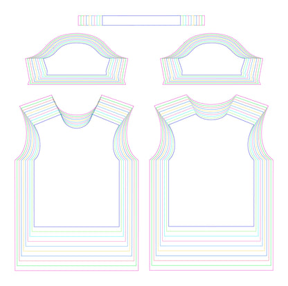 Sports Jersey Pattern – Professional Sublimation Template (Adult & Youth Sizes)