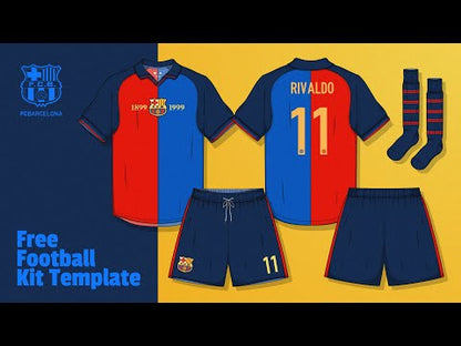 Football Kit Template – Classic 1999 Edition (AI & EPS Files)