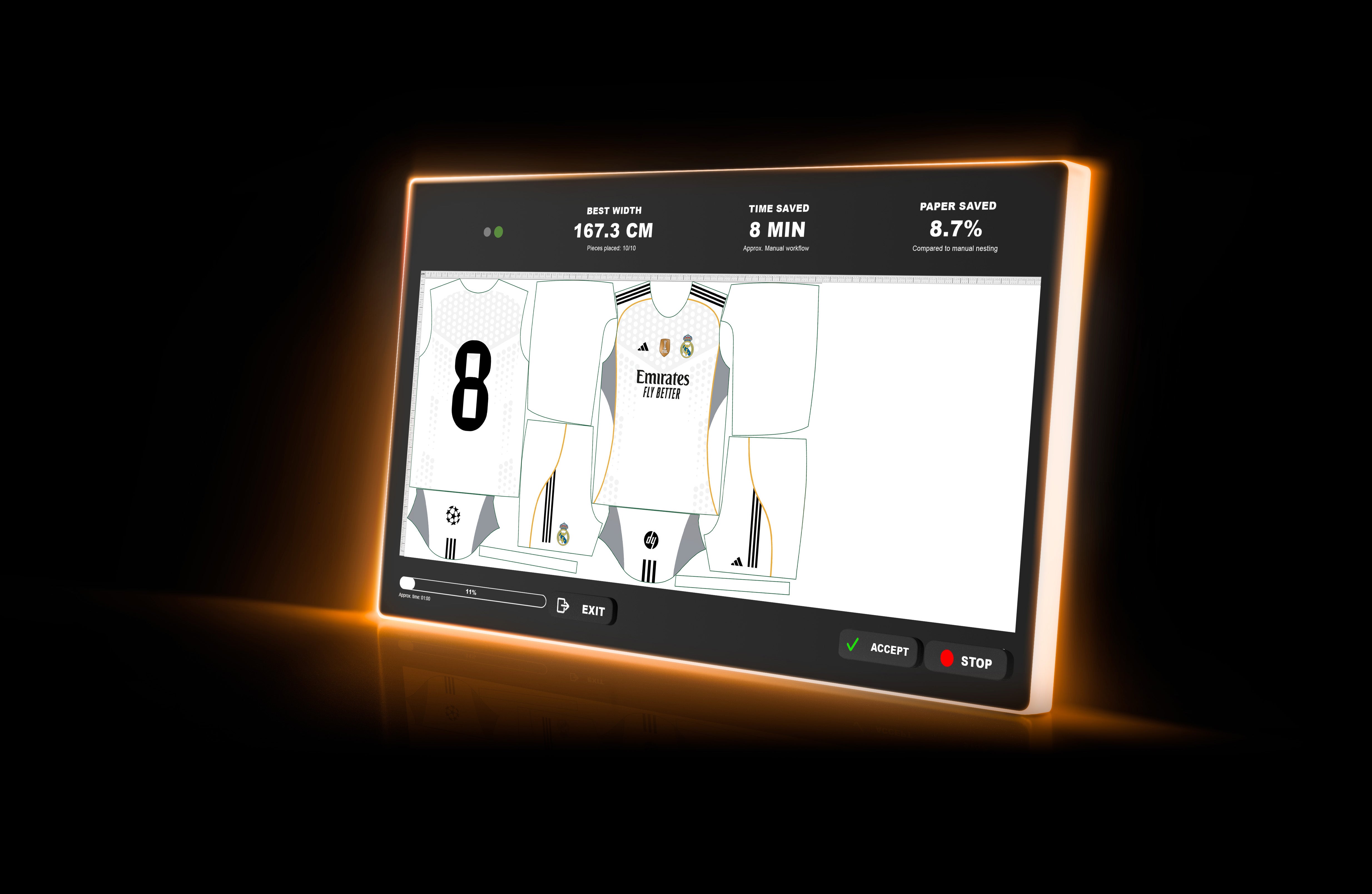 Organizer Plugin automated nesting panel